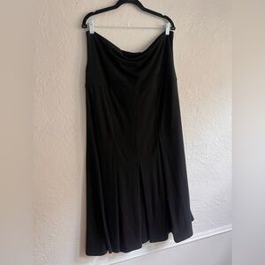 CAbi Black pleated skirt